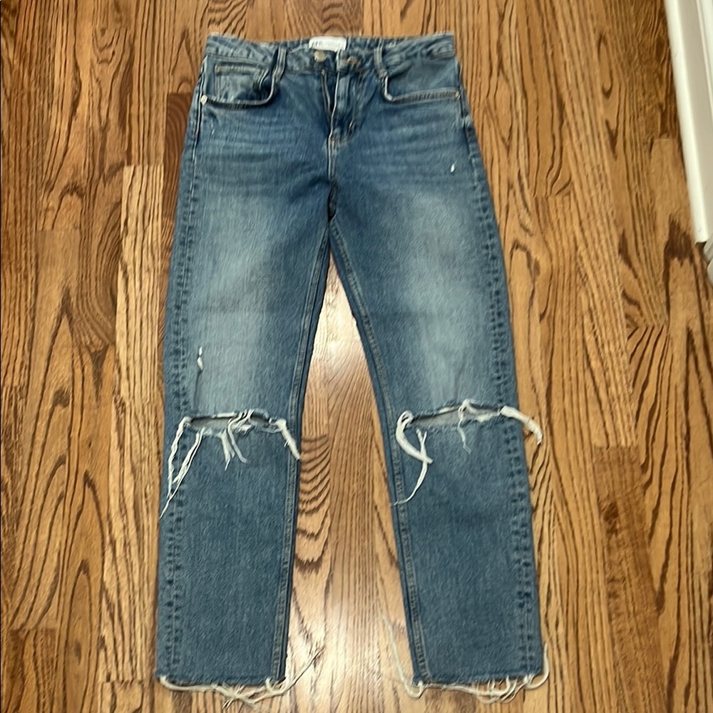 Zara Classic Blue Denim Jeans